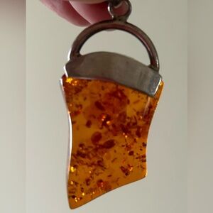 Lovely Authentic Amber Pendant.